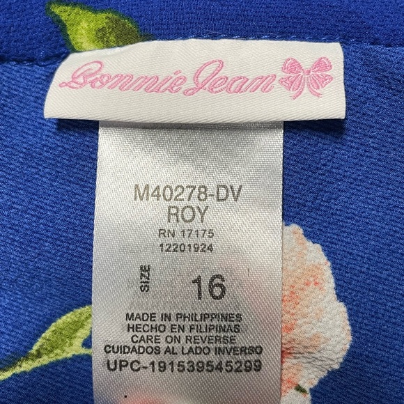 Bonnie Jean dress. Pull over sleeveless, 16 - Picture 9 of 9